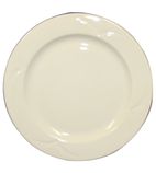 Image of V8225 Manhattan Bianco Round Plate 252mm (Pack of 24)
