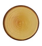 FX154 Harvest Walled Plates Mustard 210mm (Pack of 6)