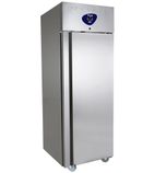 Image of Blu BPSB7 Heavy Duty 700 Ltr Upright Single Door Stainless Steel Freezer