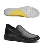 BB551-10 Vitalise Slip On Shoe Black with Soft Insoles Size 44-45