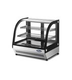 WTY130L 130 Ltr Countertop Curved Glass Refrigerated Display Case