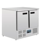 Image of G-Series U636 Medium Duty 240 Ltr 2 Door Stainless Steel Refrigerated Prep Counter
