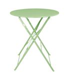 Image of FT272 Perth Light Green Pavement Style Table Round 600mm