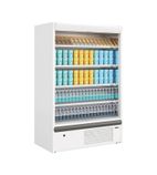 GALAXY G14 WHITE 1334mm Wide White Multideck Display Fridge With Nightblind