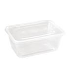 Image of DM183 Plastic Microwavable Containers with Lid Large 1000ml (Pack of 250)