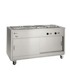 HOT12BM 1200mm Wide Hot Cupboard With Bain Marie Top