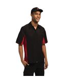 A952-S Unisex Contrast Shirt Black and Red S