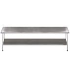 F20615W Stainless Steel Wall Table (Fully Assembled)