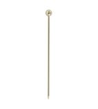 CZ589 Ball Garnish Pick Gold Plated (Pack of 10)