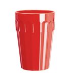 Image of Kristallon CB778 Polypropylene Tumblers Red 253.8ml (Pack of 12)