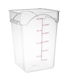 DP130 Polycarbonate Square Measuring Container 20Ltr