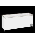 Image of ST700 670Ltr White Display Chest Freezer With Glass Lid