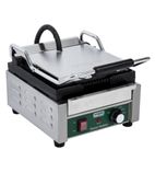 Image of WPG150K Electric Single Contact Panini Grill - Ribbed Top & Bottom
