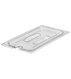 E4076 Gastronorm Notched Lid Polycarbonate 1/3 Clear