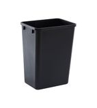 F3621 Bins Soft Waste Basket 39ltr Black