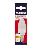 Maxim HC664 LED Candle Small Edison Screw Warm White Bulbs 6W/40W (Pack of 10)