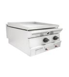 PGG6/P Propane Gas Countertop Polished Steel Plate Griddle