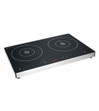 DF824 3kW Electric Countertop Touch Control 2 Zone Induction Hob