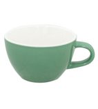 Café BN392 Porcelain Bowl Shaped Cups Sage Green 340ml (Pack of 12)