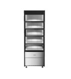 EcoShow EMD700G 700mm Wide Stainless Steel Multideck Display Fridge