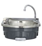 Image of BaSix BSX-400-KVS-T Hand Wash Station With 'Push-Front' Hands-Free Mechanical Operation