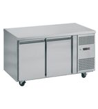 PH20F 280 Ltr 2 Door Stainless Steel Freezer Prep Counter