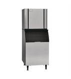 Elevation CIM0435FA + B50 Automatic Modular Cube Ice Machine With 195KG Storage Bin (209Kg/24hr)