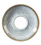 DM428 Studio Prints Stone Cappuccino Saucers Grey 156mm (Pack of 12)
