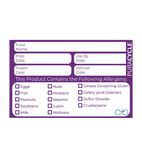 DC458 Reusable Allergen Labels
