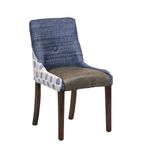 CX424 Bath Dining Chair Vintage with Alfresco Marine Outer Back Saddle Ash Seat
