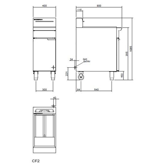 Blue Seal CF2-N
