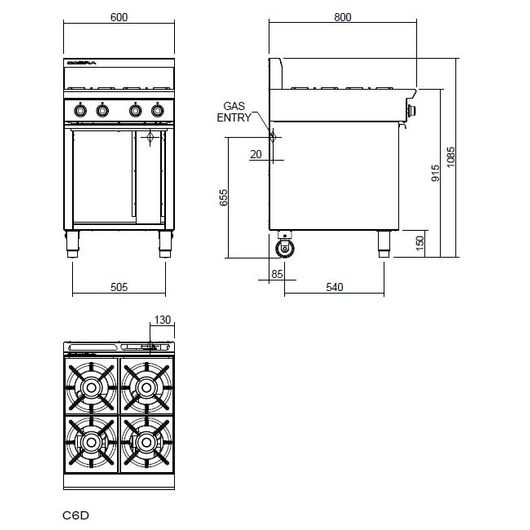 Blue Seal C6D-P