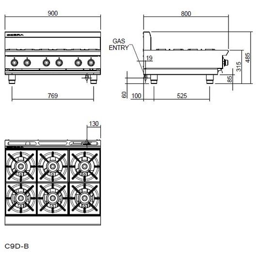 Blue Seal C9D-B-N